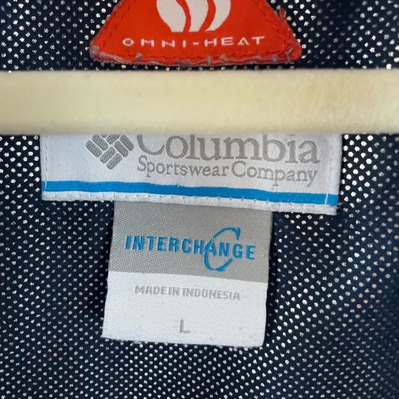 Columbia Sportswear bright blue Omni heat foil lined winter jacket size Large - Picture 6 of 7